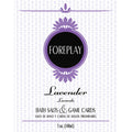 Bath Salts & Game Cards Foreplay-Lavender 5oz