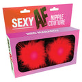 Sexy AF Nipple Covers Marabou-Red