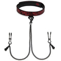 Fifty Shades of Grey Sweet Anticipation Collar Nipple Clamps