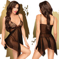 Penthouse Sweet Beast Baby Doll With Thong-Black L/XL-Boxed