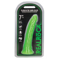 RealRock Slim Glow in the Dark Dildo-Green 7
