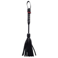 Rouge Group Leather Mini Flogger-Black
