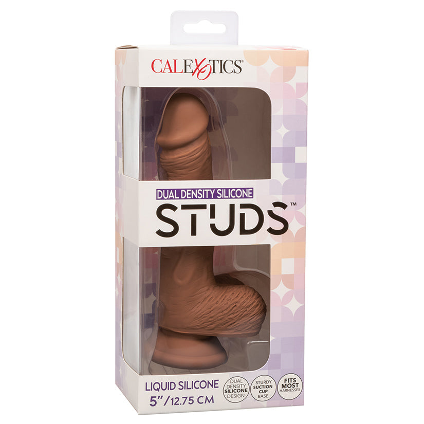 Dual Density Silicone Studs-Brown 5